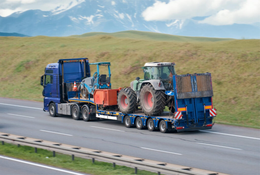 Traktor-Transport